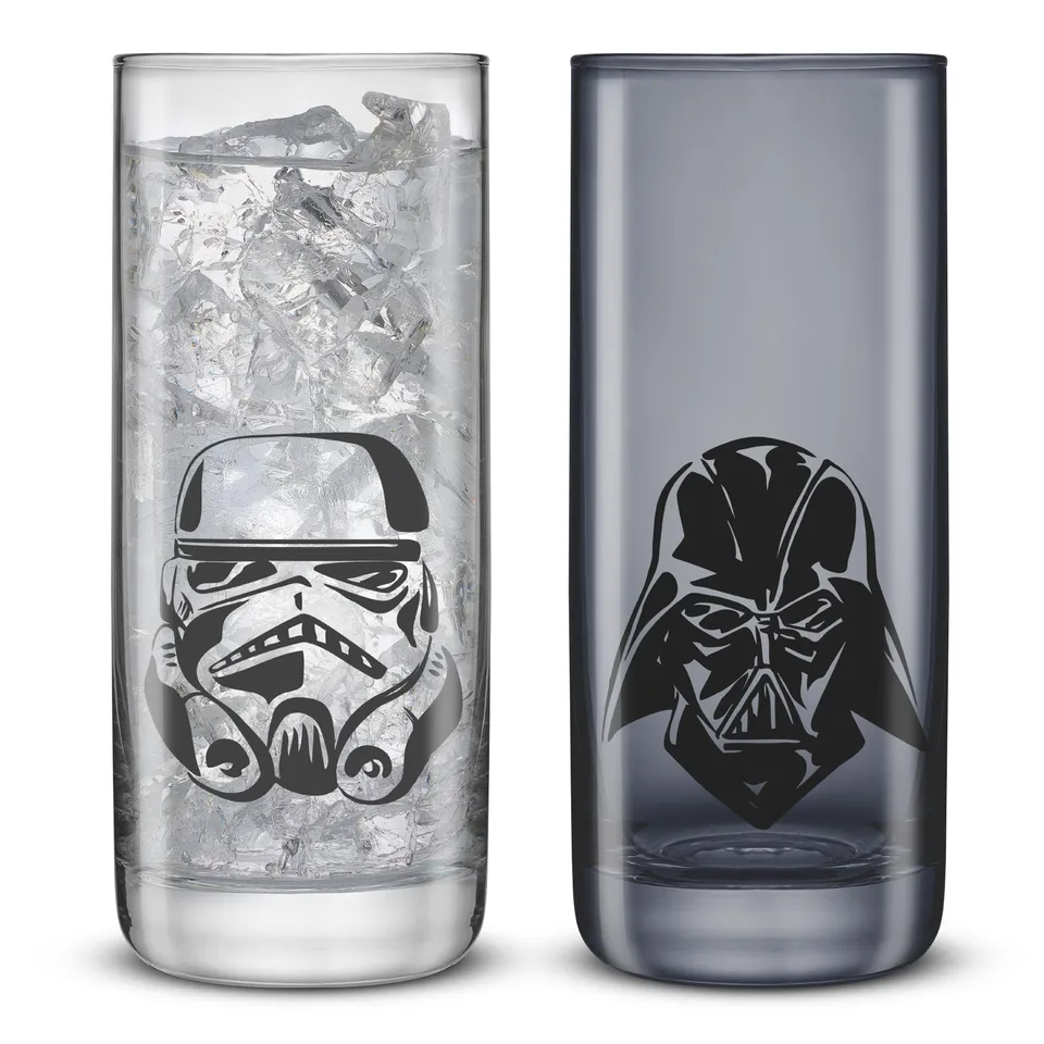 JoyJolt Star Wars Dark Side verres hauts lot de 2 38 cl