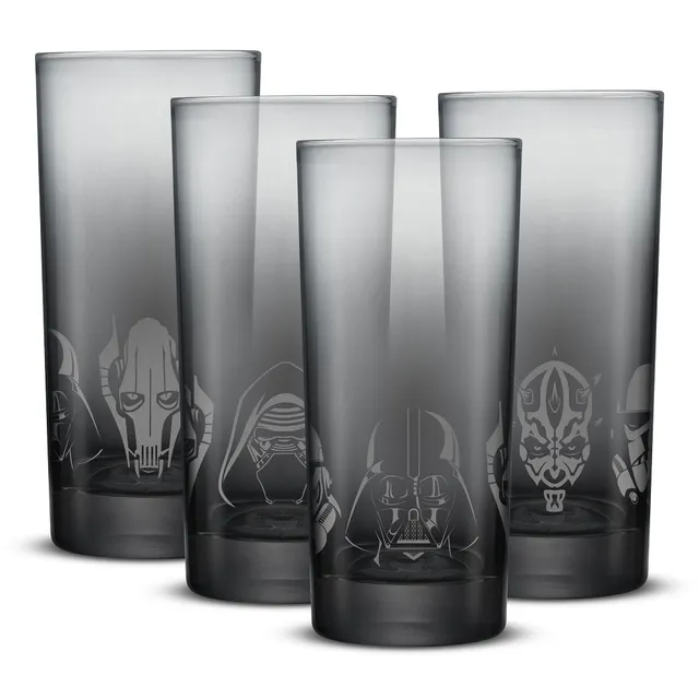 JoyJolt Star Wars Dark Side verres hauts lot 4 47 cl