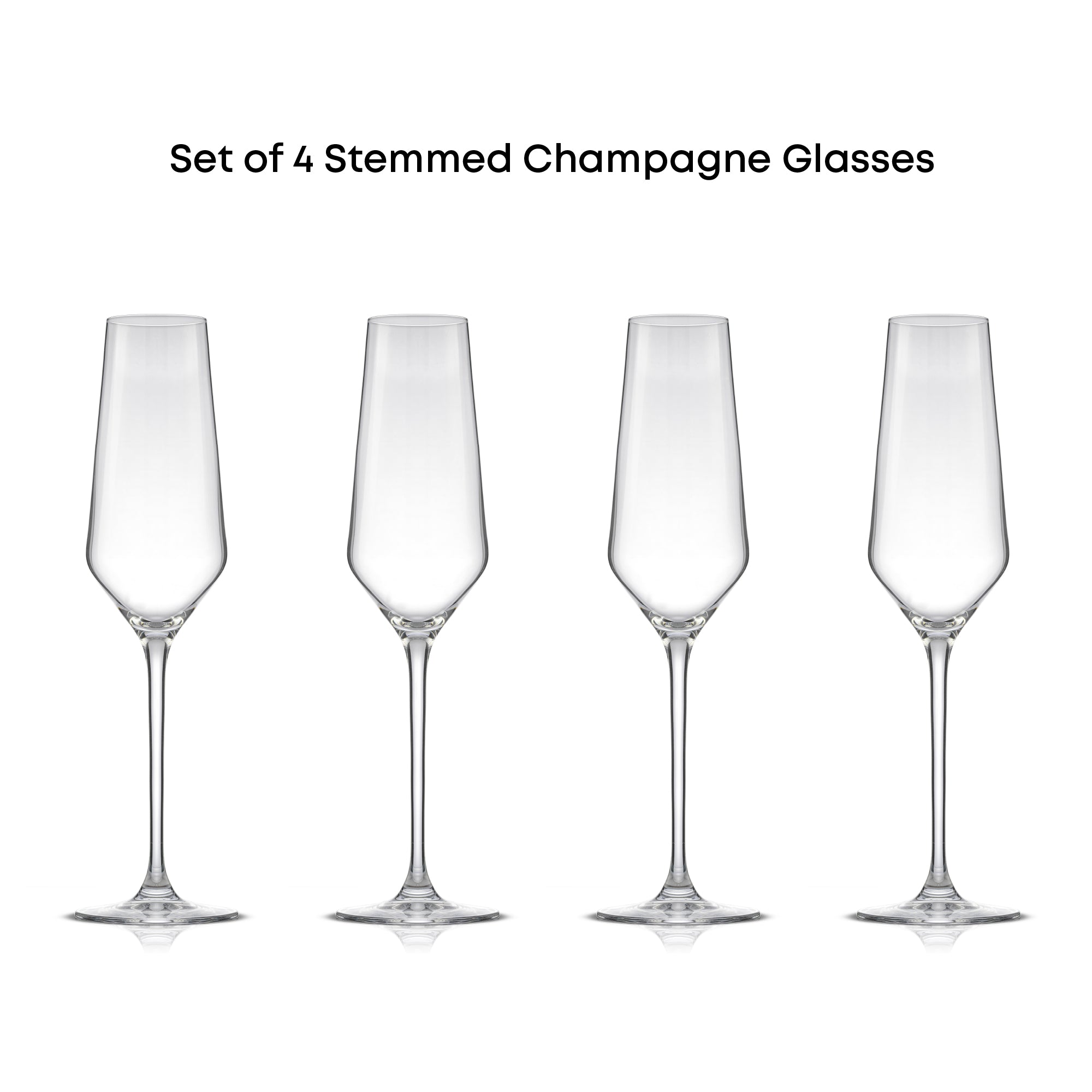 JoyJolt Layla Flûte champagne 19 cl lot 4 cristal