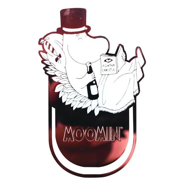 Moomin Papa marque-page métal émail blanc