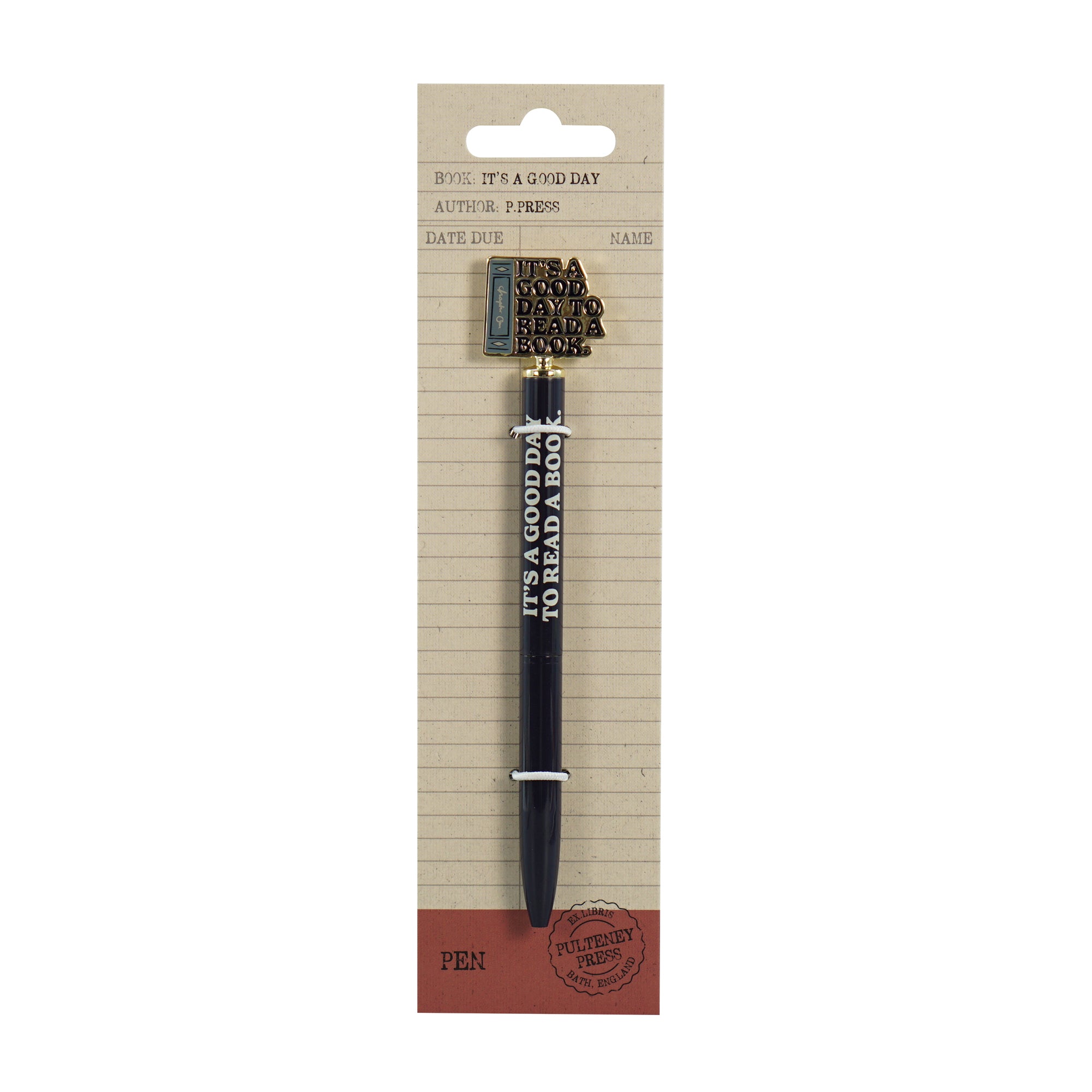 HMB Pulteney Press stylo métal Good Day noir