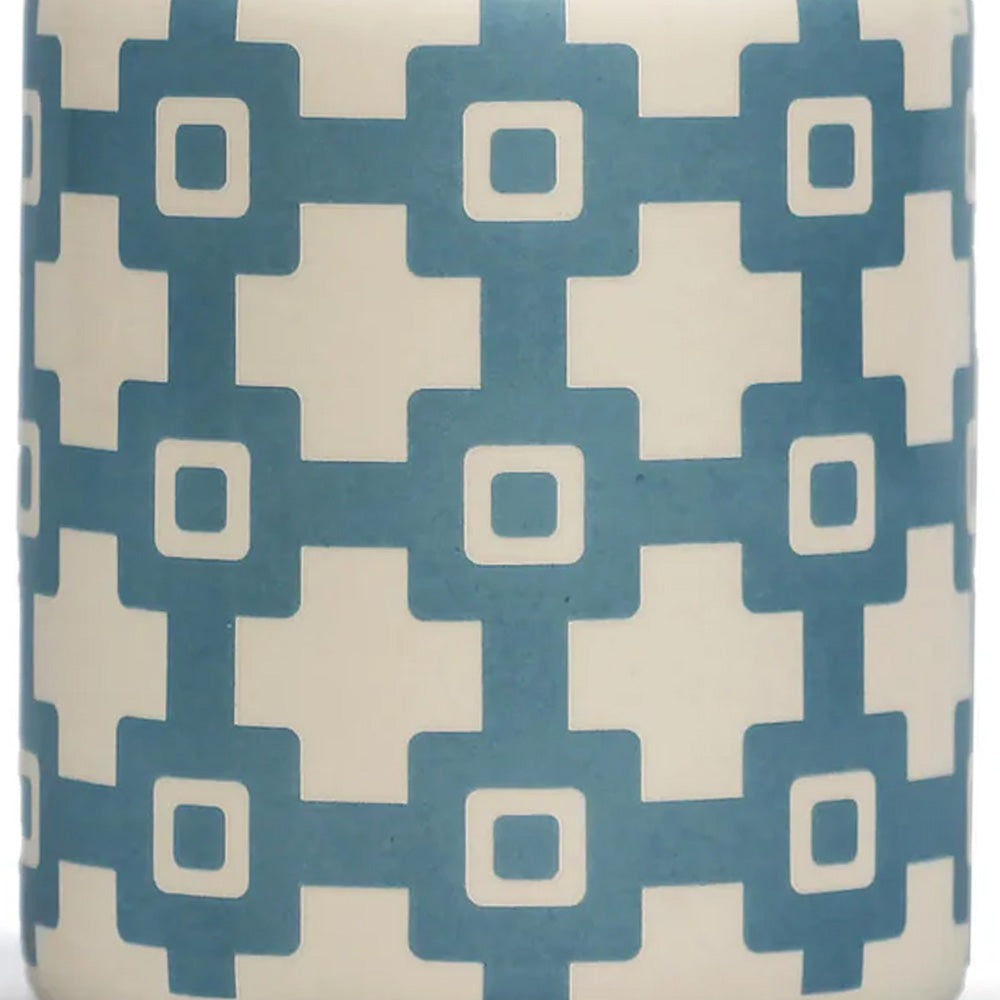 HMB Tiles VALUL02 vase céramique bleu 14 cm