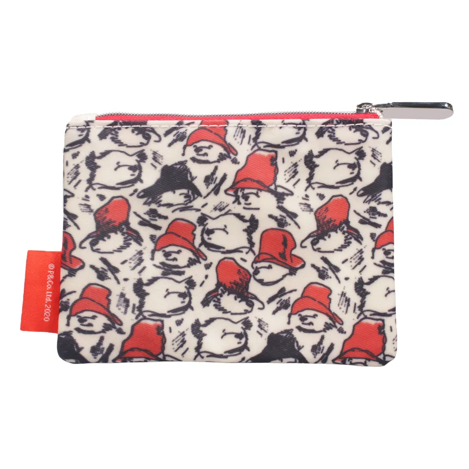 Paddington Town porte-monnaie vegan blanc 9x13cm