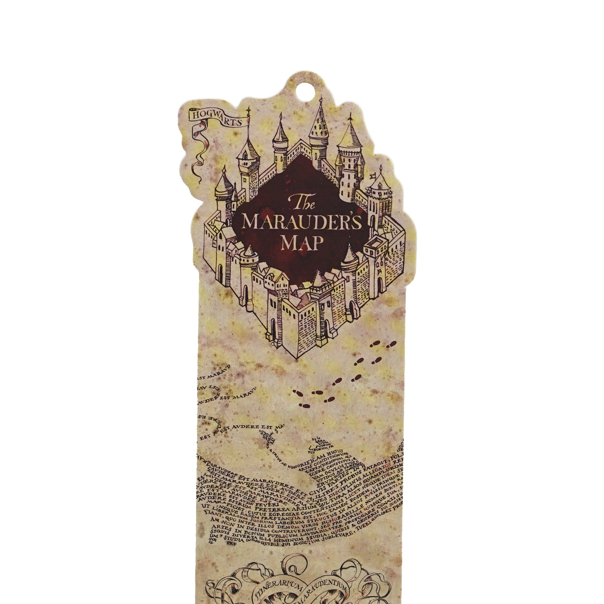 Harry Potter marque-page Carte du Maraudeur pompon