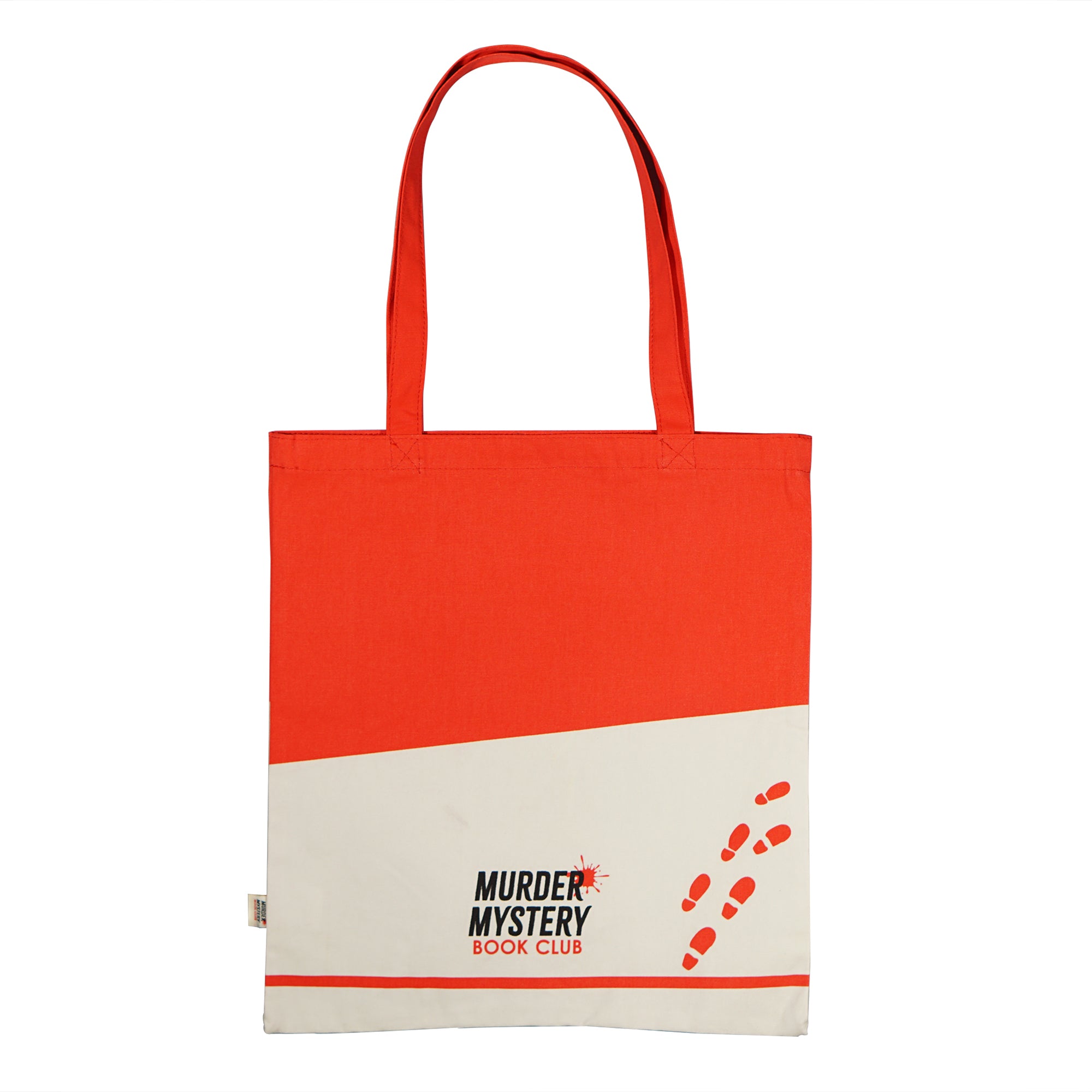 Pulteney Press Murder Mystery Book Club sac shopping coton recyclé rouge