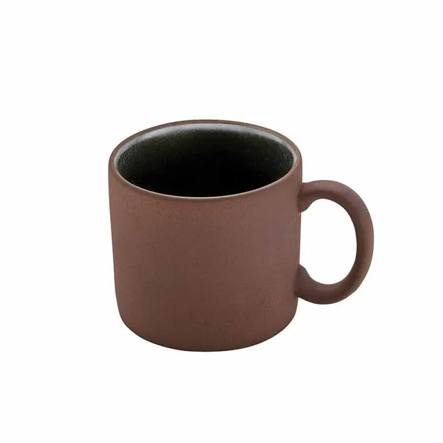 Artis 2in1 mug 20 cl marron noir grès