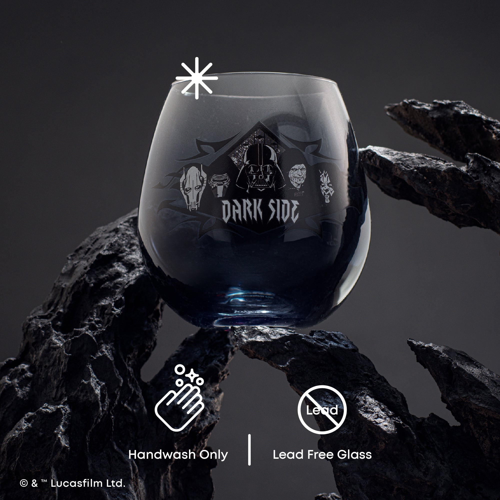 JoyJolt Star Wars Dark Side verres lot 4 44 cl