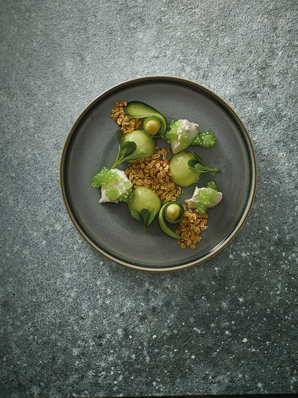Artis Nara assiette grise 27 cm plate