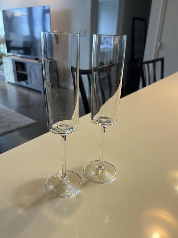 JoyJolt Claire flûtes à champagne lot de 2 17 cl cristal