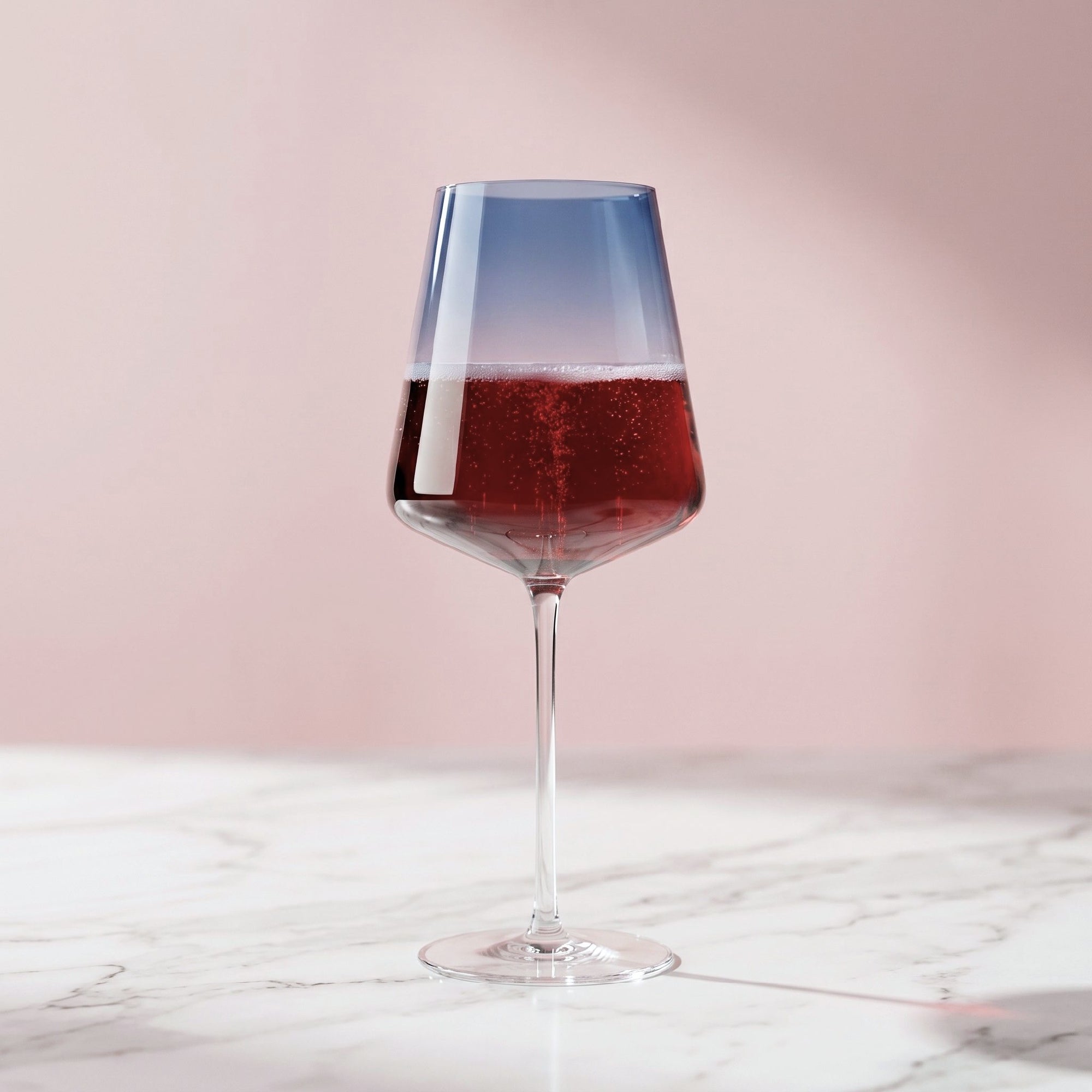 JoyJolt Sidney verres à vin rouge bleu ombré 4x 56 cl cristal