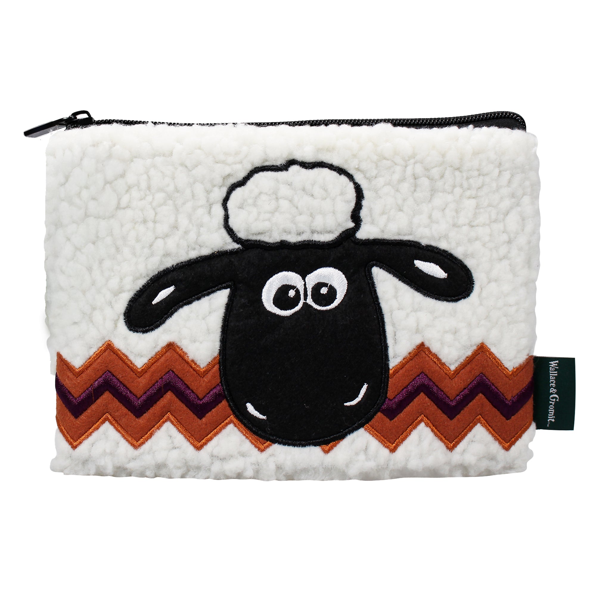 Wallace & Gromit Shaun pochette peluche 16x24 cm