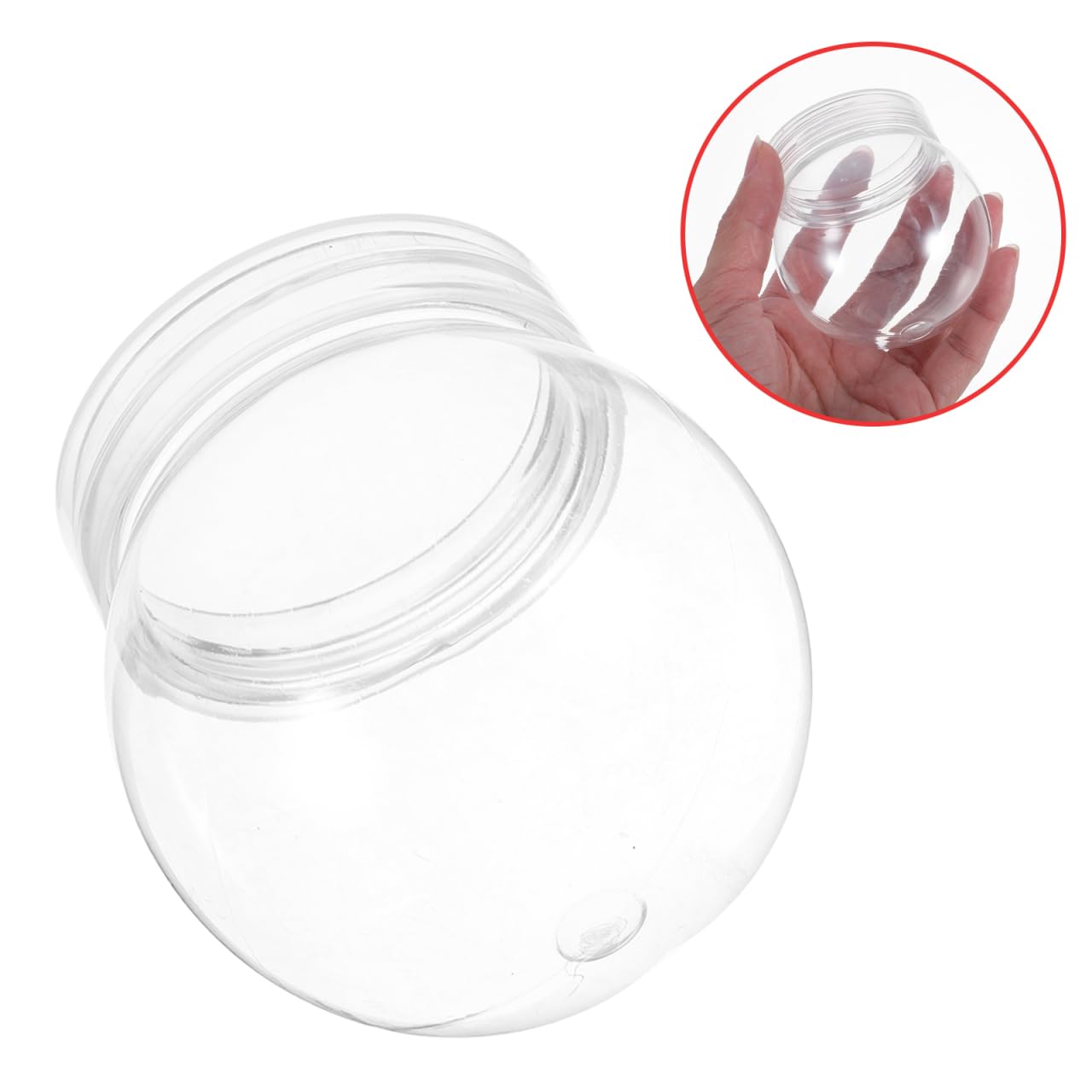 Alipis Boule a Neige DIY globe eau plastique 8x 7 cm