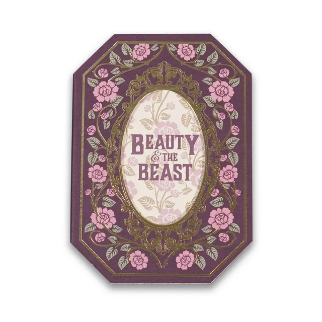 HMB Beauty & The Beast Miroir carnet A6 violet