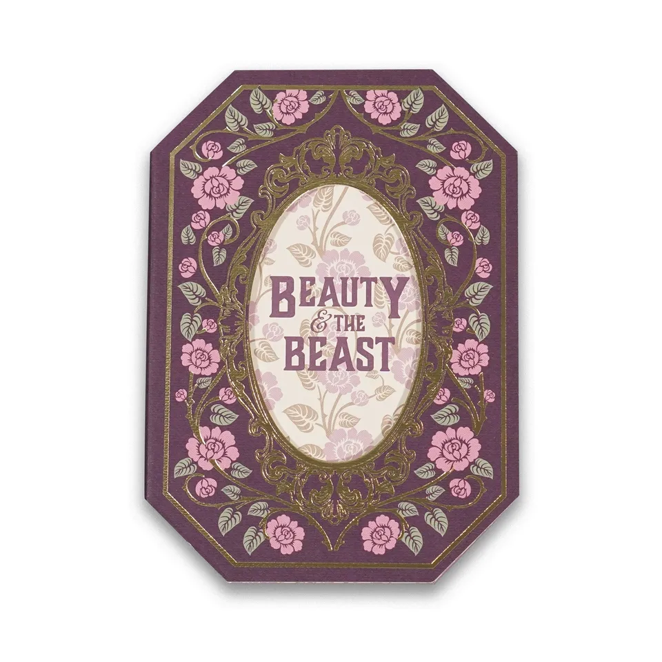 HMB Beauty & The Beast Miroir carnet A6 violet