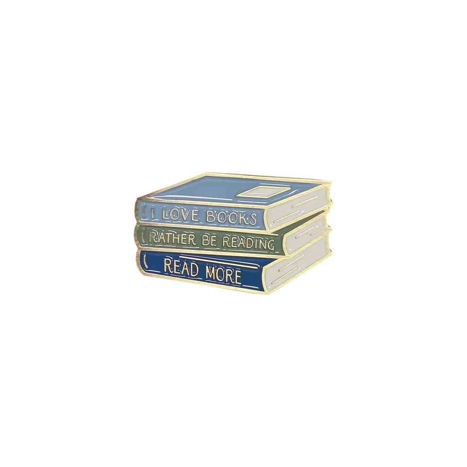 Pulteney Press Rather Be Reading pin's badge émail