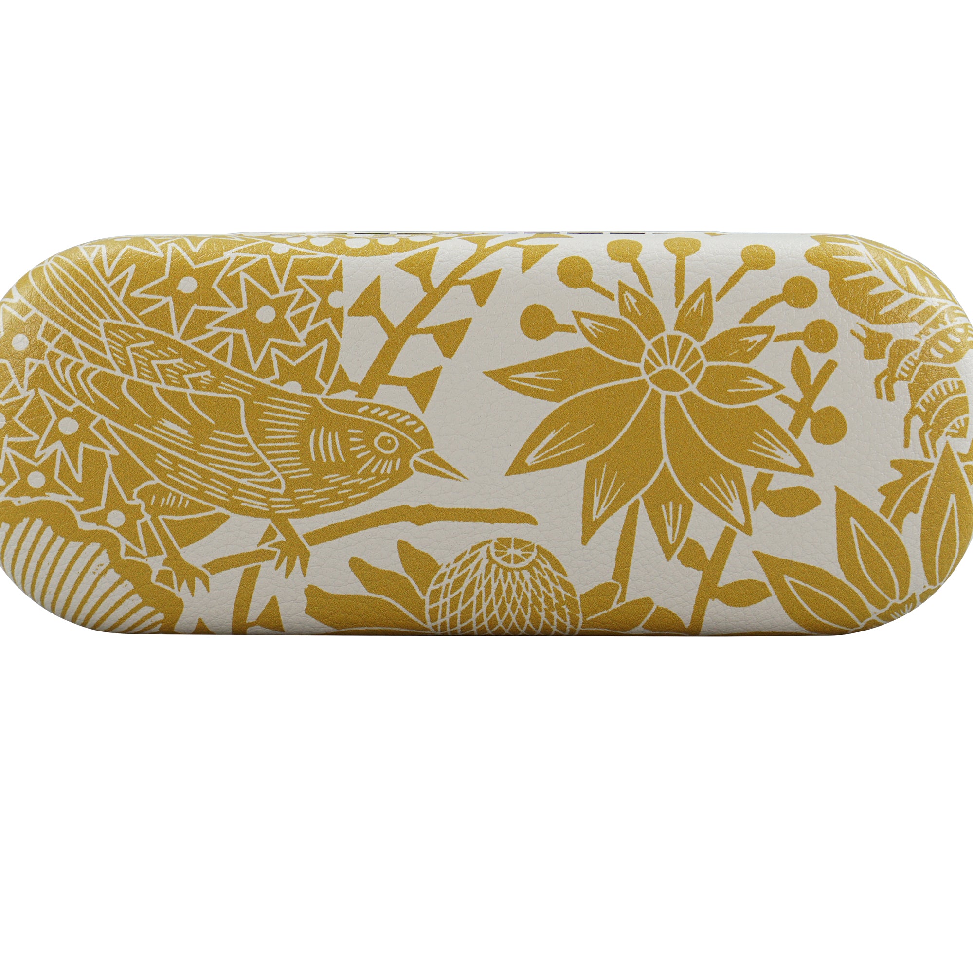 Kate Heiss étui à lunettes Moutarde jaune 16,5 cm