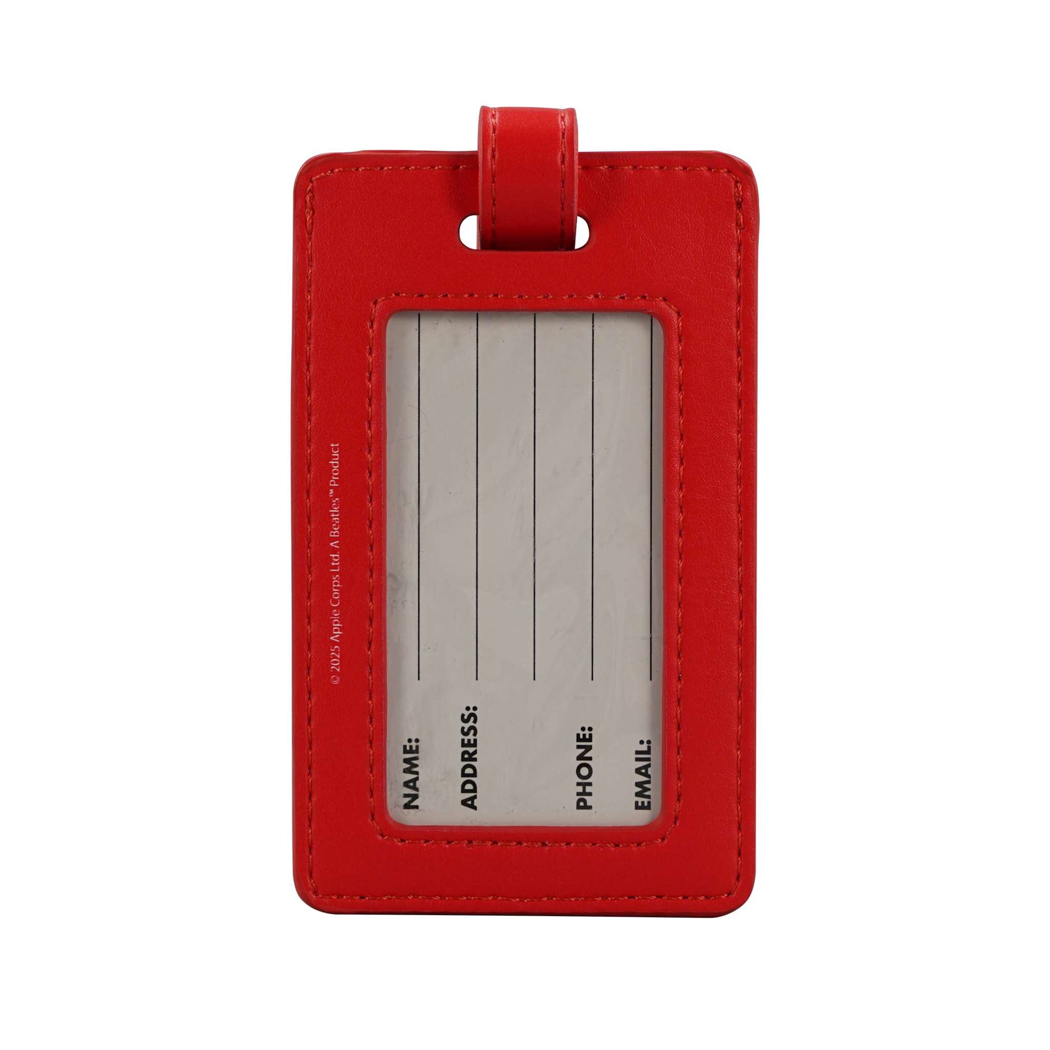 HMB Beatles Love LTBTS08 porte-étiquette valise rouge