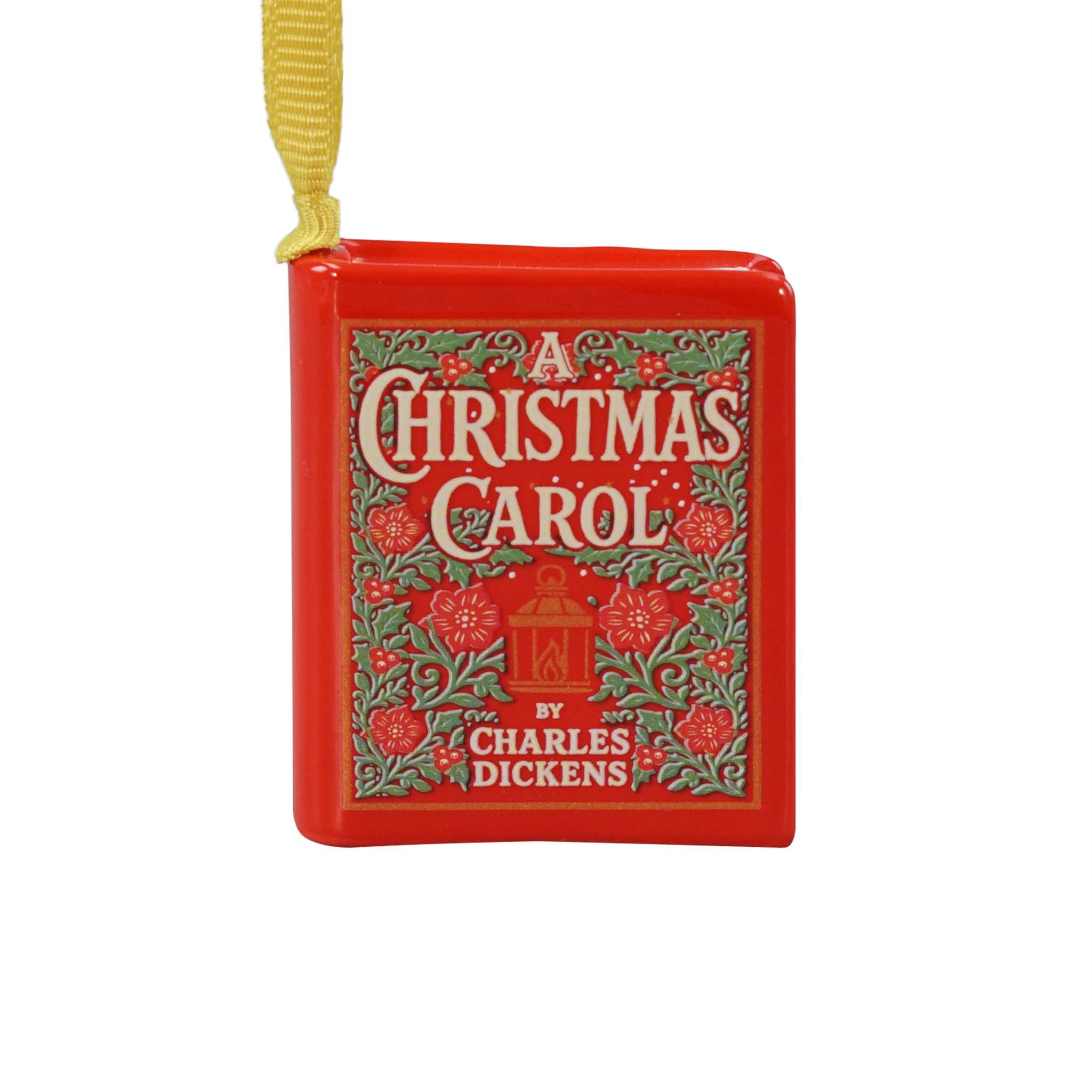 HMB Christmas Carol DECACC01 décoration livre rouge