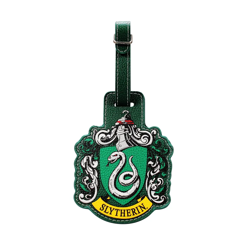 Harry Potter Serpentard étiquette valise cuir vegan