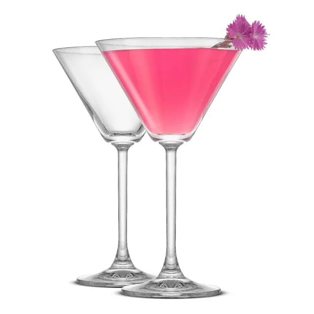 JoyJolt Olivia verres à martini lot de 2 25 cl cristal