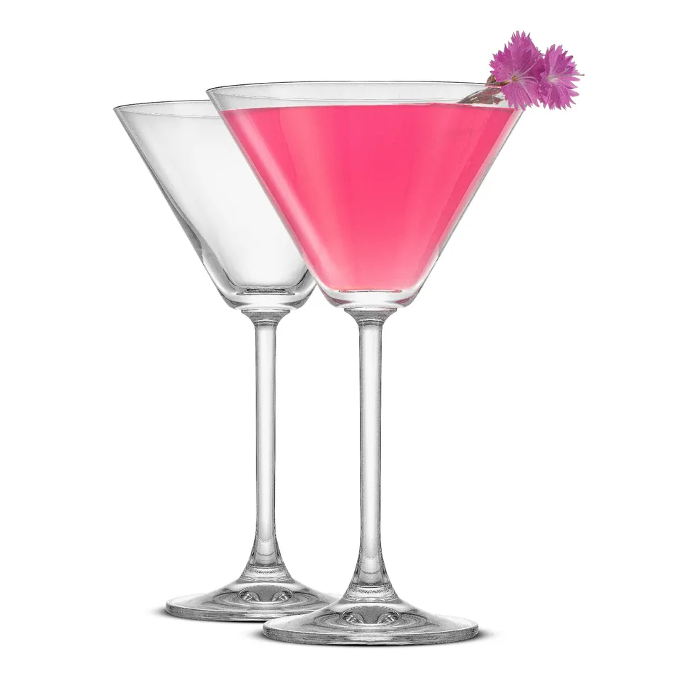 JoyJolt Olivia verres à martini lot de 2 25 cl cristal