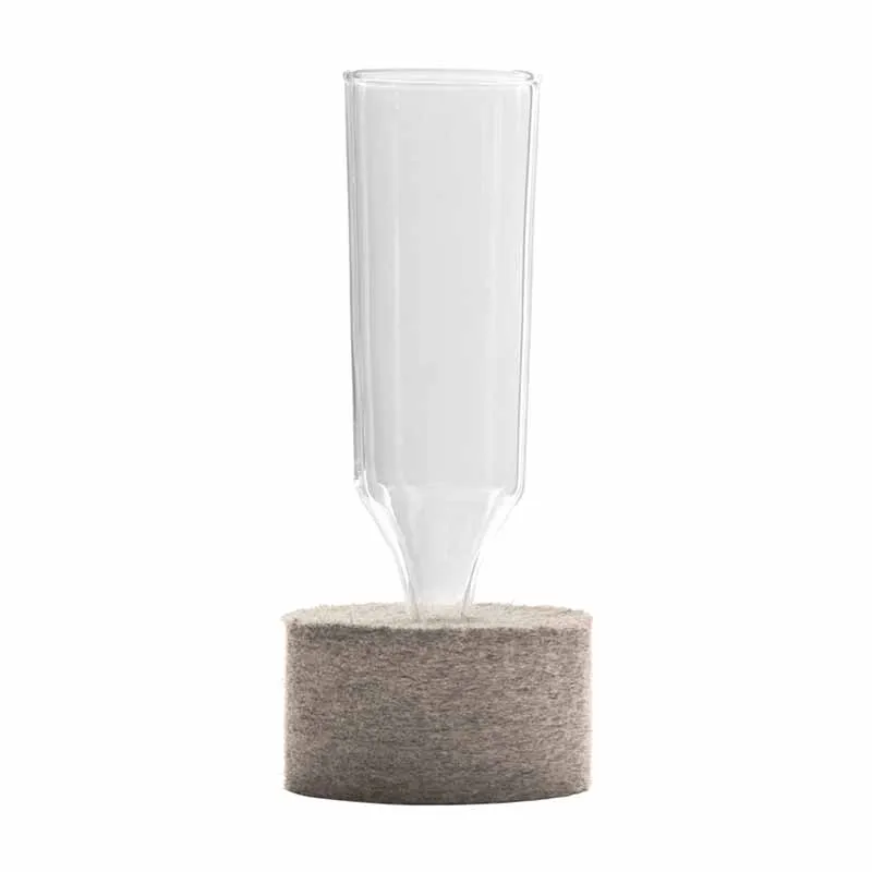 Artis Slim vase en verre 5 cm feutrine