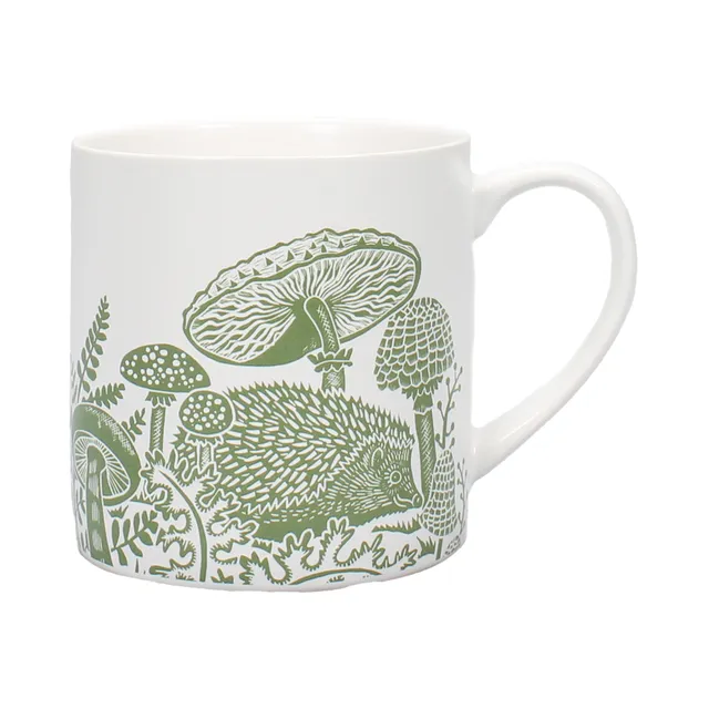 Kate Heiss Woodland mug céramique 31 cl vert