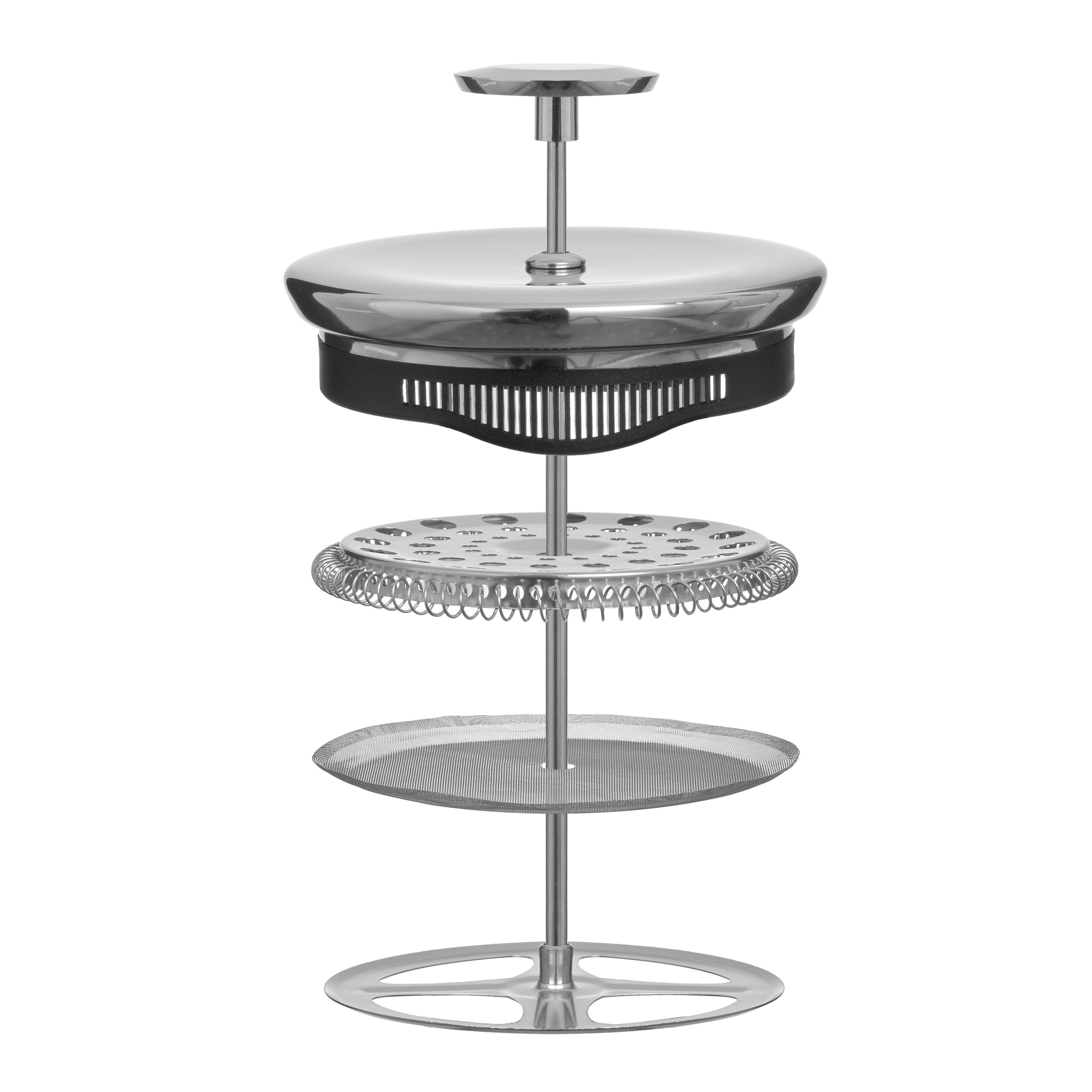 JoyJolt cafetière à piston cannelée 33.8 oz verre