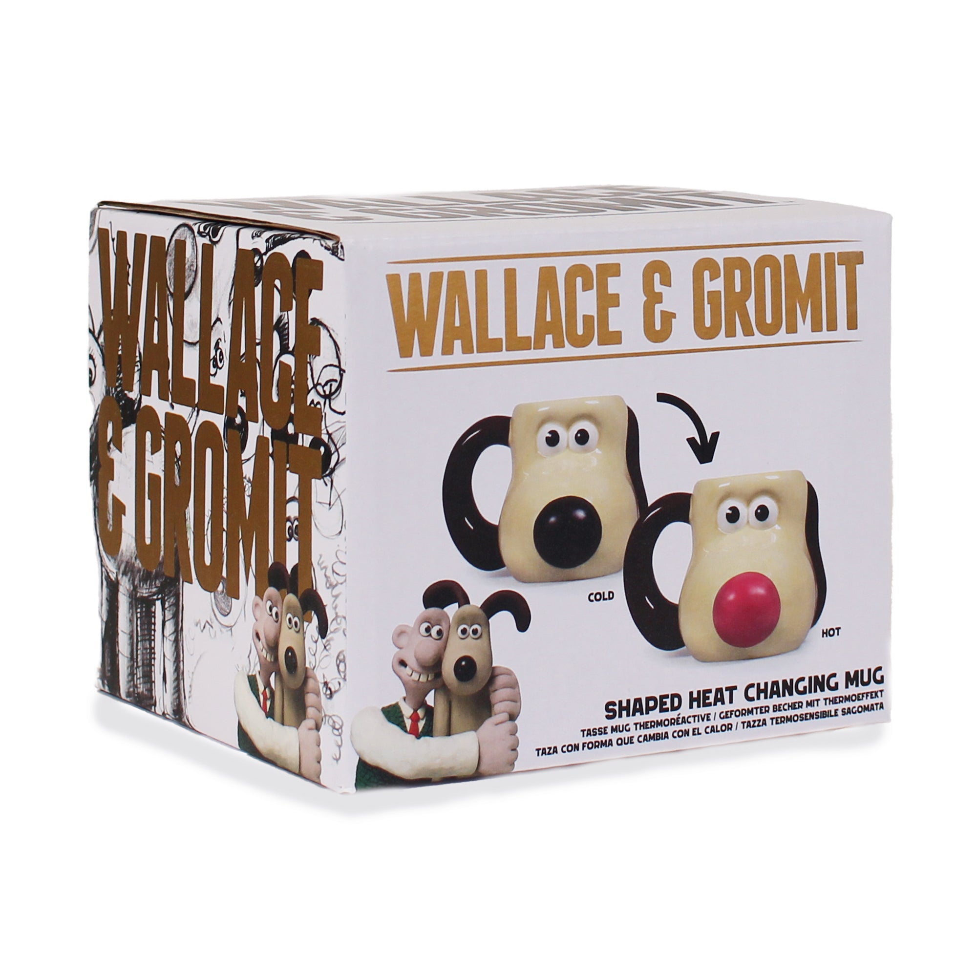 Wallace & Gromit Gromit mug thermoréactif céramique