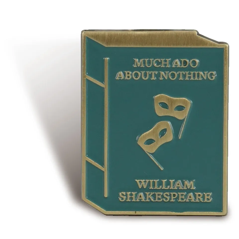 HMB Shakespeare Much Ado About Nothing pin's émail vert