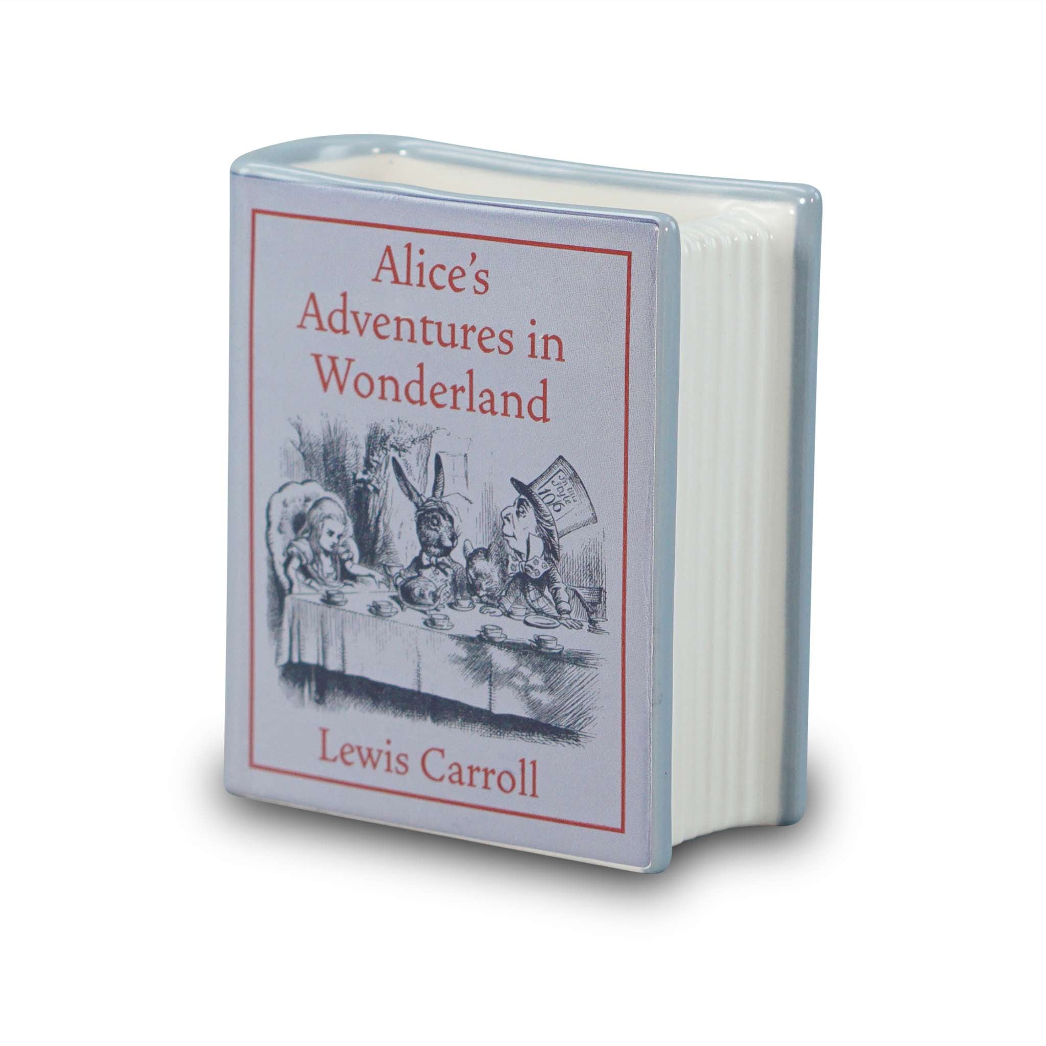 HMB Alice's Adventures Wonderland pot céramique 10 cm bleu