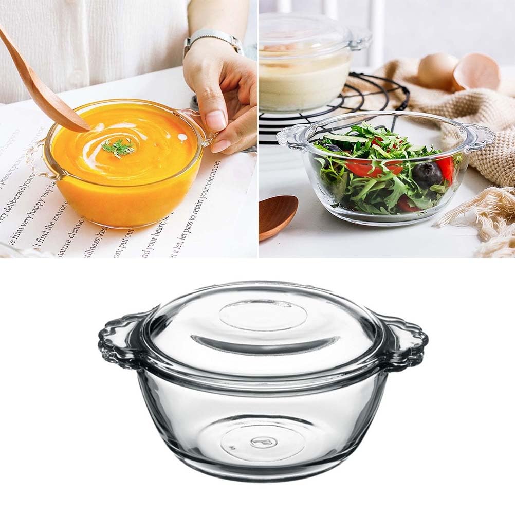Alipis bol verre borosilicate couvercle dessert