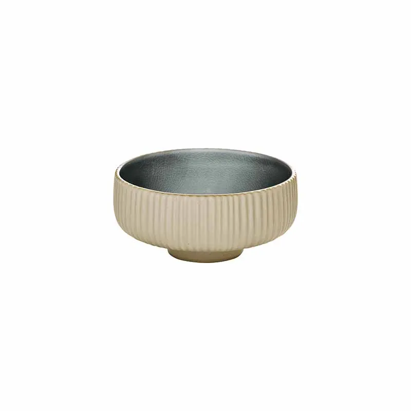 Artis Nara Grey Relief coupelle 8 cm grise