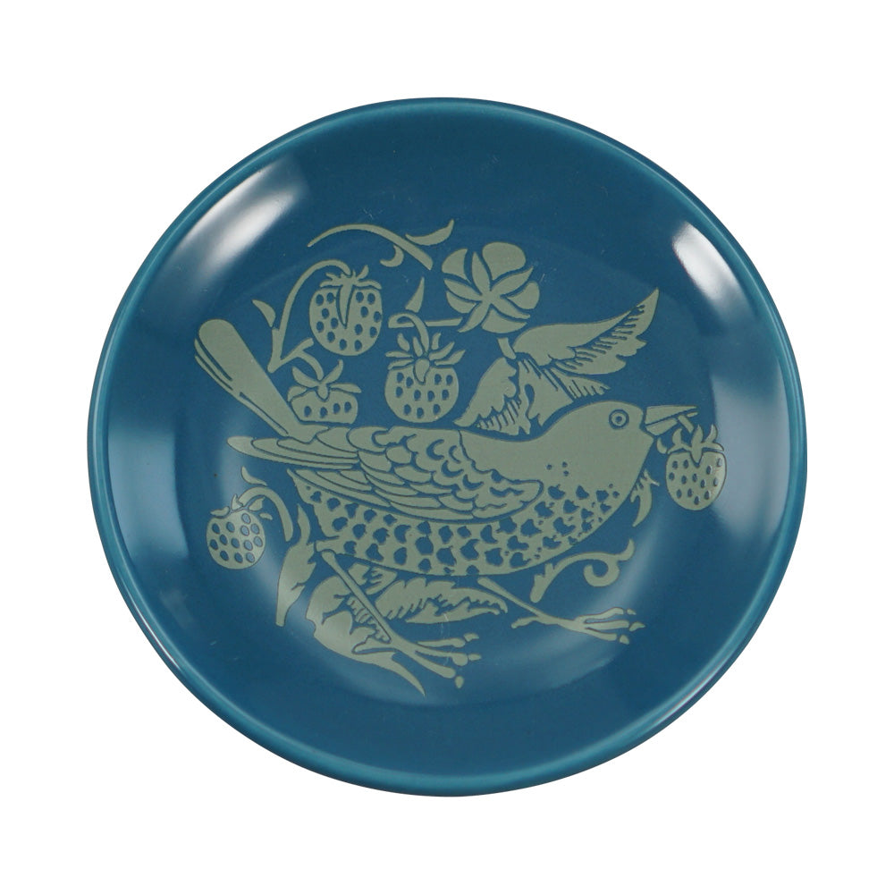 William Morris Strawberry Thief vide-poche vert 8 cm