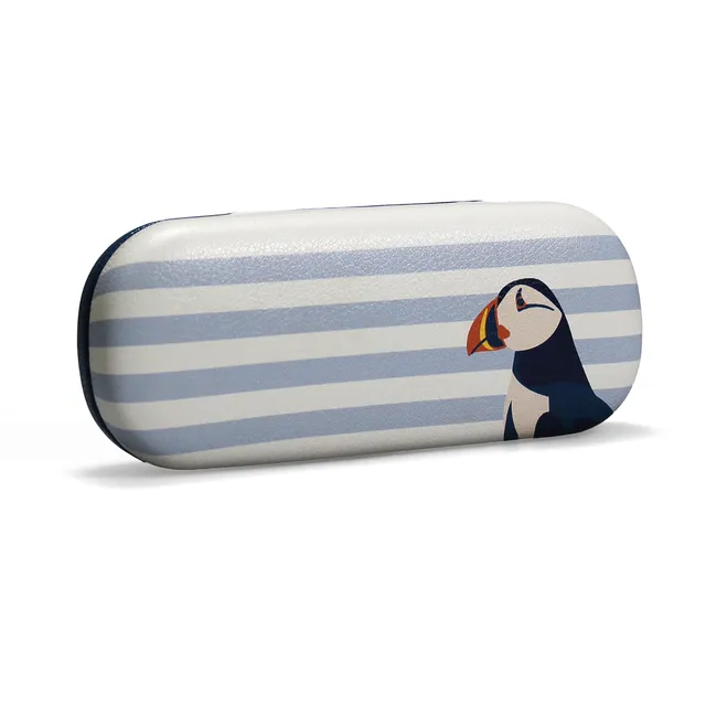 Étui à lunettes RSPB Puffin bleu rigide macareux