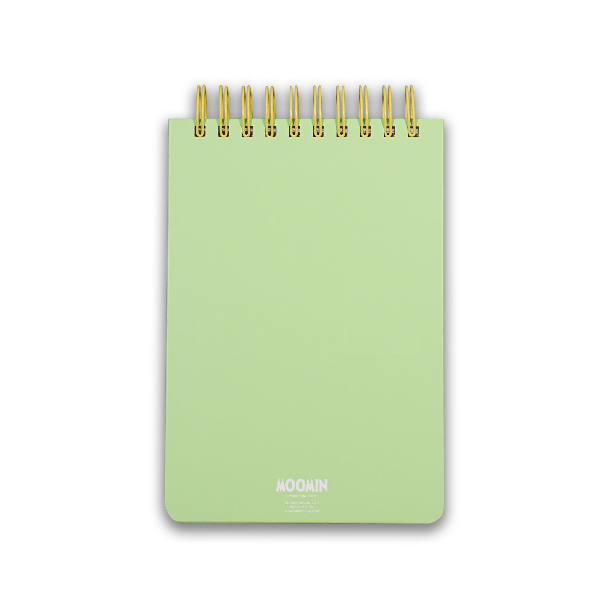 Moomin Daydreaming carnet spirale A5 vert rigide