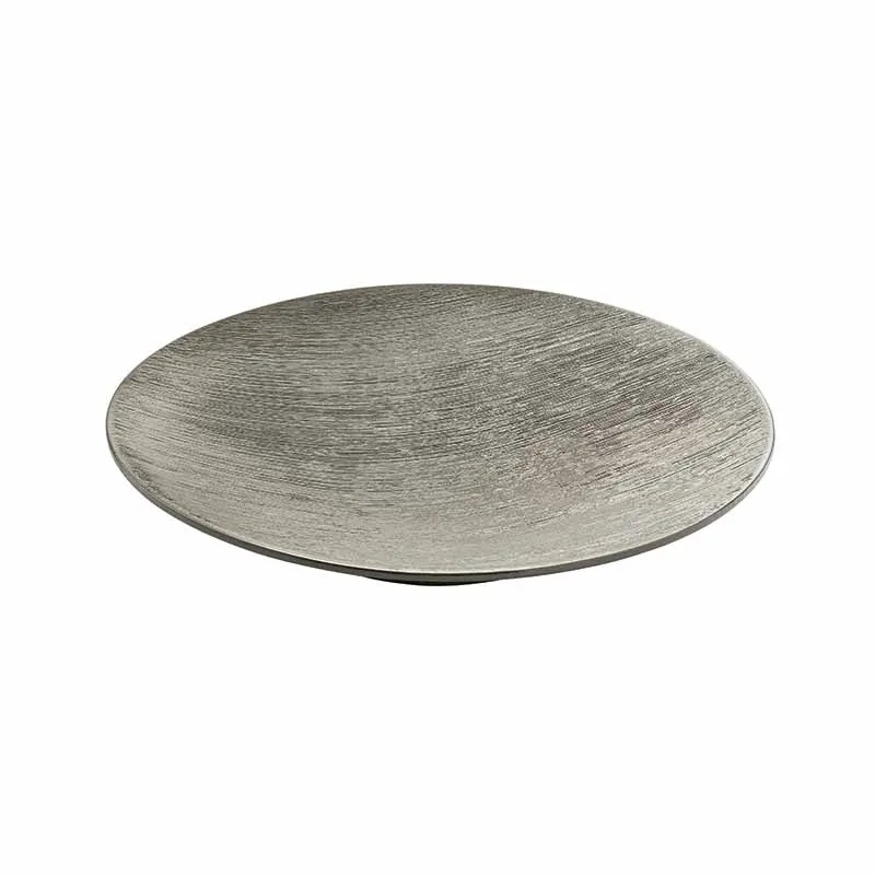 Artis Brush Grey assiette creuse grise 22 cm