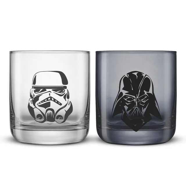 JoyJolt Star Wars Dark Side lot 2 verres courts 30 cl