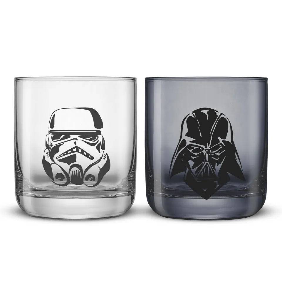 JoyJolt Star Wars Dark Side lot 2 verres courts 30 cl