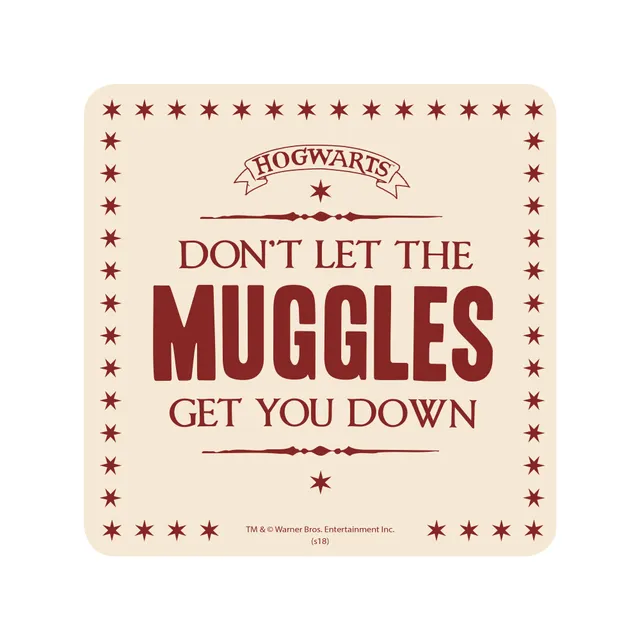 HMB Harry Potter Muggles sous-verre liège 10 cm