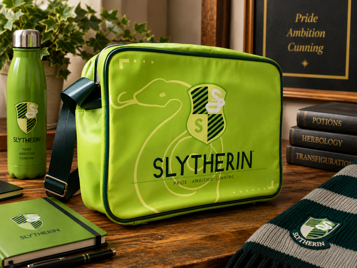 HMB Harry Potter Slytherin sac retro vert
