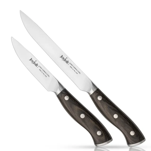 JoyJolt couteaux utility haute carbone lot de 2
