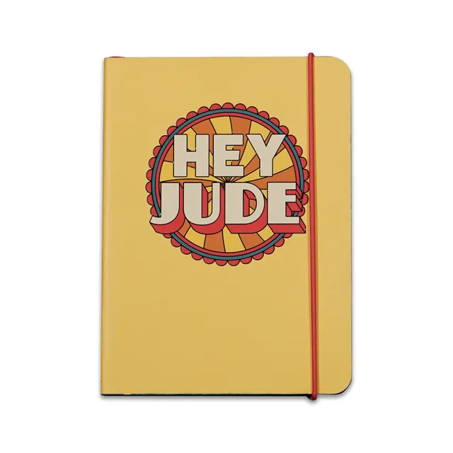 The Beatles Hey Jude NBA6BTS09 carnet A6 jaune souple