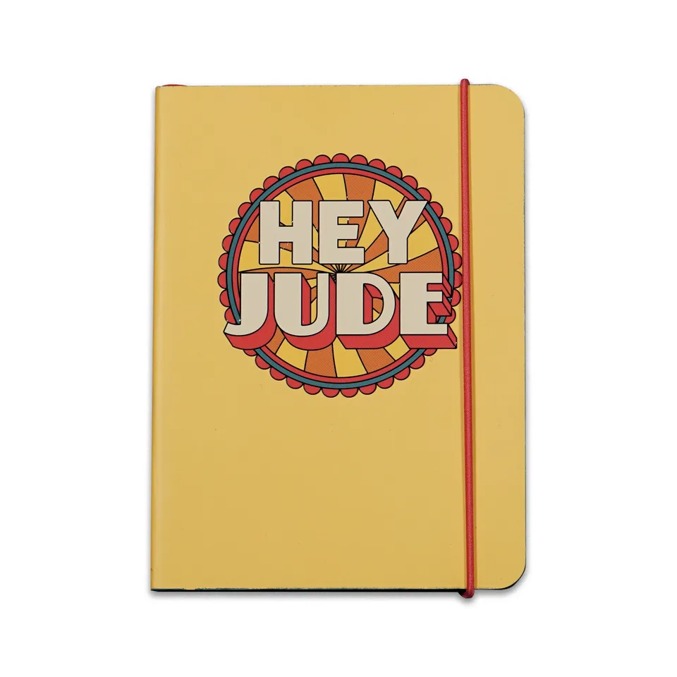 The Beatles Hey Jude NBA6BTS09 carnet A6 jaune souple