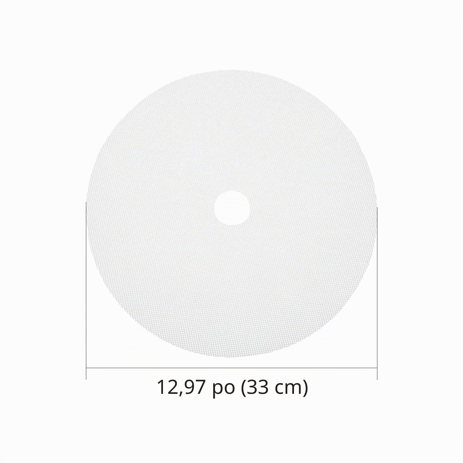 Alipis Feuille Deshydrateur silicone rond 9x 13 pouces
