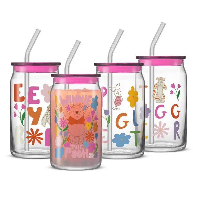 JoyJolt Winnie Flower Power verres tumbler 47 cl lot 4