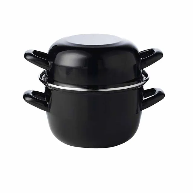 Artis Mussel cocotte à moules noire 20 cm