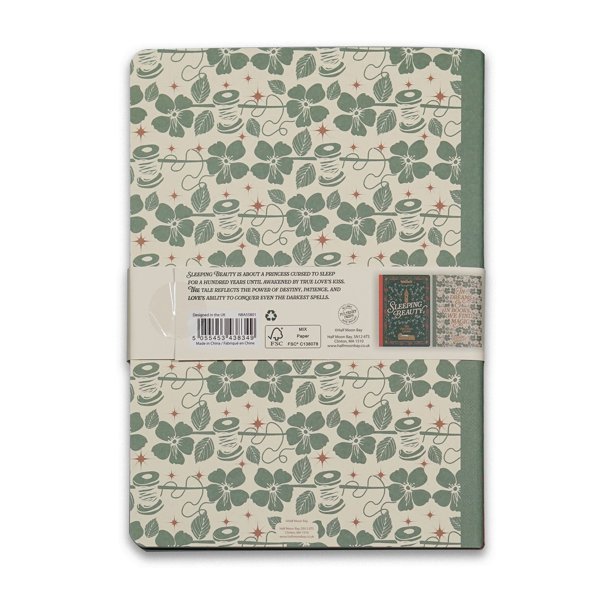 HMB Sleeping Beauty carnets A5 lot de 2 verts