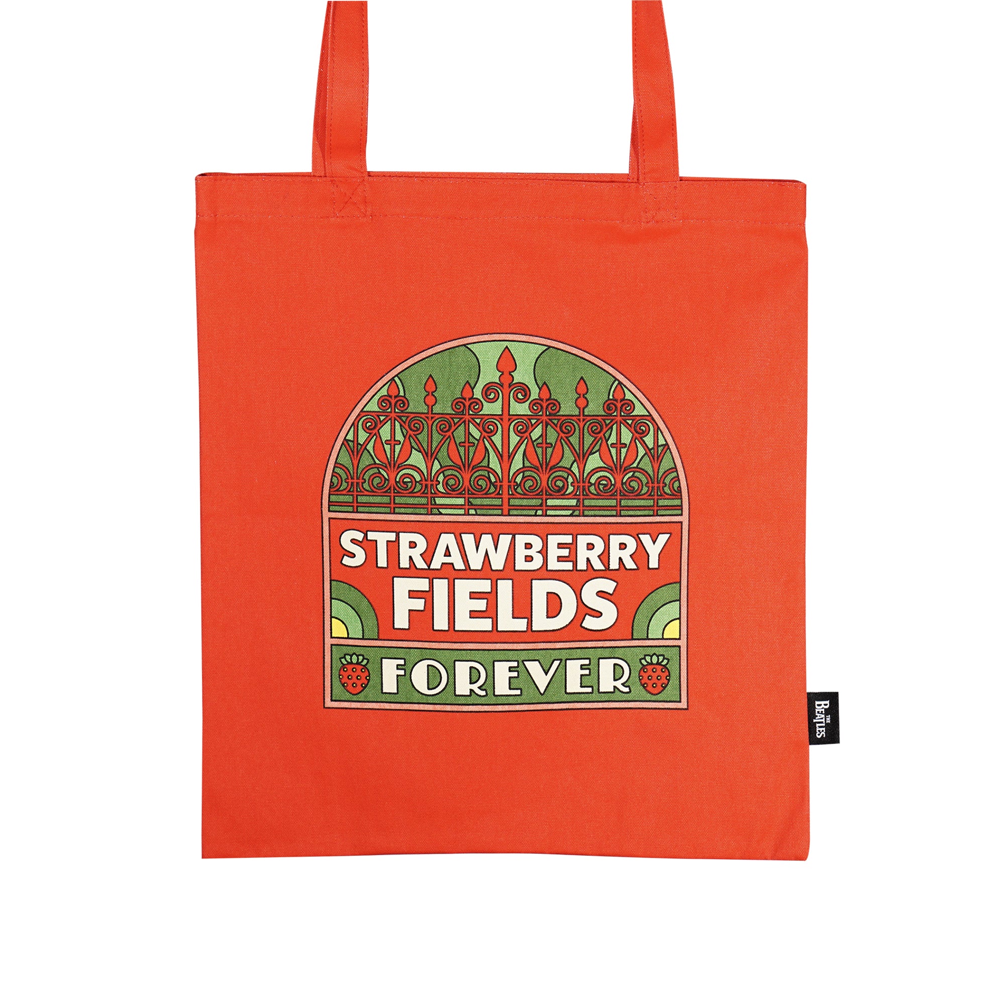 HMB Beatles Strawberry Fields SHPRBTS06 tote bag rouge