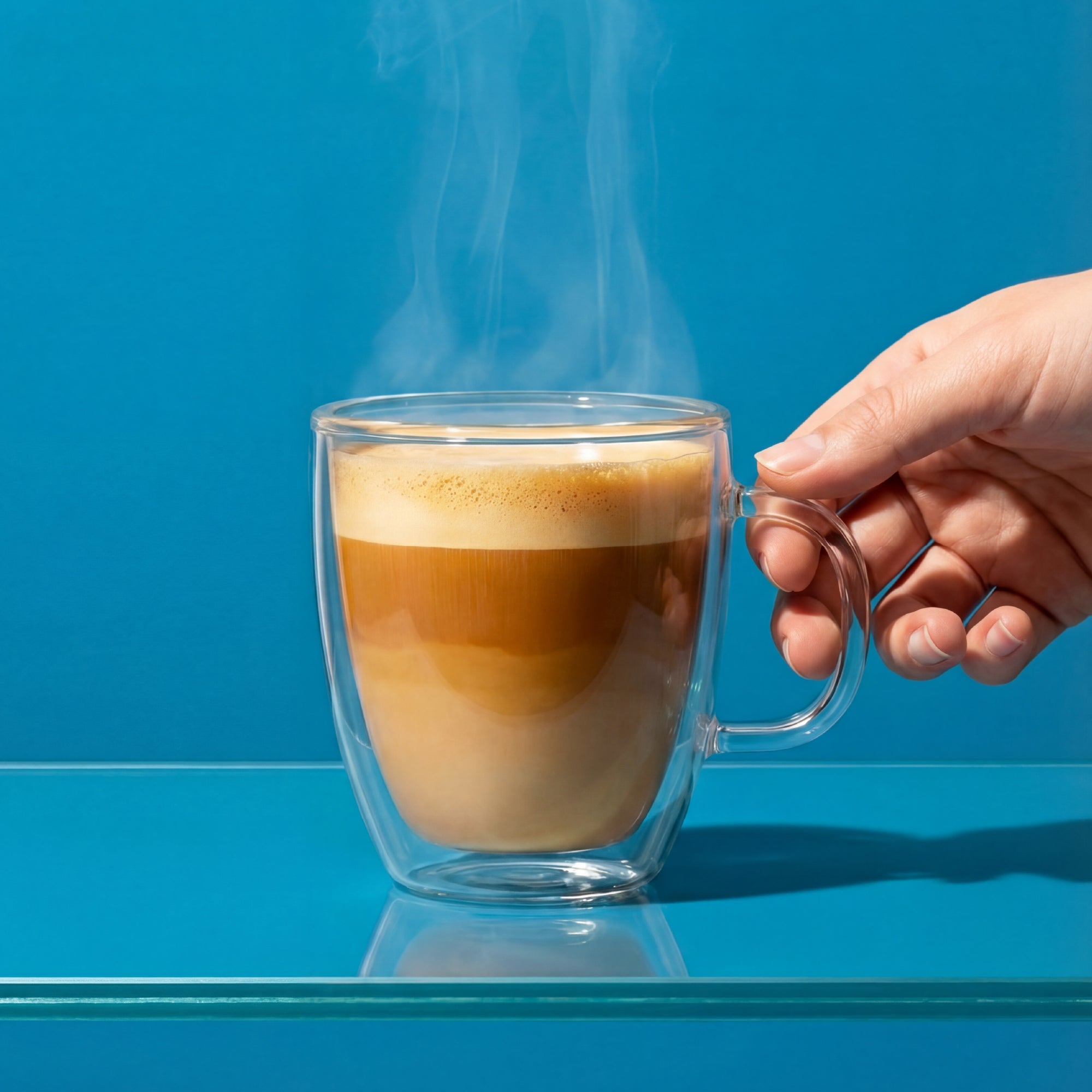 JoyJolt Savor mugs double paroi lot de 2 40 cl verre